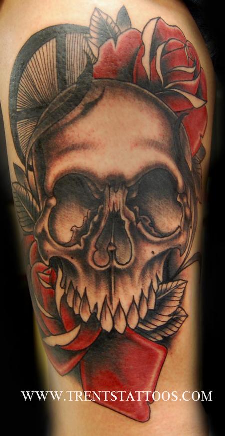 Trent Edwards - Skull and rose